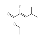 ethyl 2-fluoro-4-methylpent-2-enoate结构式