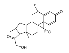 Halocortolone structure