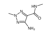 2H-1,2,3-Triazole-4-carboxamide,5-amino-N,2-dimethyl- Structure