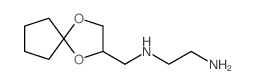 1,2-Ethanediamine,N-(1,4-dioxaspiro[4.4]non-2-ylmethyl)-(9CI) structure