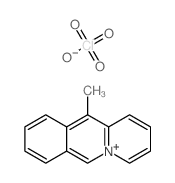 11-methylbenzo[b]quinolizin-5-ium,perchlorate Structure