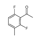 1-(2,6-difluoro-3-methylphenyl)ethanone Structure