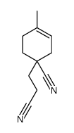 1-(2-cyanoethyl)-4-methylcyclohex-3-ene-1-carbonitrile结构式