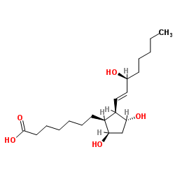 8-iso Prostaglandin F1.β.结构式