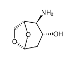 beta-D-arabino-Hexopyranose, 4-amino-1,6-anhydro-2,4-dideoxy- (9CI) Structure