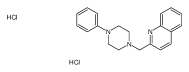 2-[(4-phenylpiperazin-1-yl)methyl]quinoline,dihydrochloride结构式