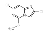 Imidazo[1,2-c]pyrimidine,2,7-dichloro-5-(methylthio)-结构式