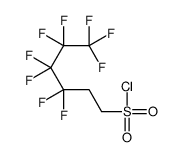 3,3,4,4,5,5,6,6,6-nonafluorohexane-1-sulphonyl chloride结构式
