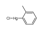 2-methylphenylmercuric chloride Structure