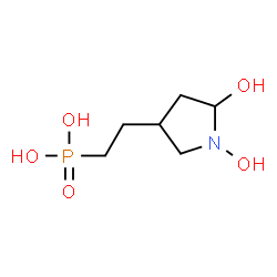 Phosphonic acid, [2-(1,5-dihydroxy-3-pyrrolidinyl)ethyl]- (9CI)结构式