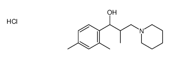 1-(2,4-dimethylphenyl)-2-methyl-3-piperidin-1-ylpropan-1-ol,hydrochloride结构式