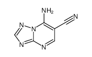 7-Amino[1,2,4]triazolo[1,5-a]pyrimidine-6-carbonitrile structure