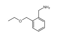 2-ethoxymethyl-benzylamine结构式