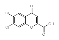 6,7-DICHLOROCHROMONE-2-CARBOXYLIC ACID结构式