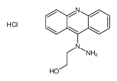 2-[acridin-9-yl(amino)amino]ethanol,hydrochloride结构式
