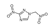 3-nitro-1-(nitromethyl)-1,2,4-triazole Structure
