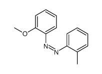 (2-methoxyphenyl)-(2-methylphenyl)diazene结构式