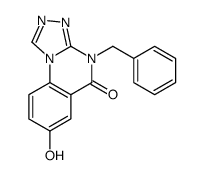 4-benzyl-7-hydroxy-[1,2,4]triazolo[4,3-a]quinazolin-5-one结构式