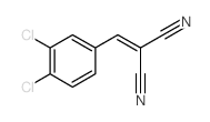 Propanedinitrile,2-[(3,4-dichlorophenyl)methylene]- structure