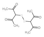 2,4-Pentanedione,3,3'-dithiobis- structure