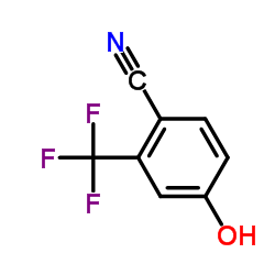 4-Hydroxy-2-(trifluoromethyl)benzonitrile structure