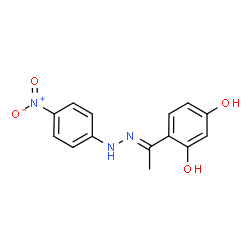 1-(2,4-dihydroxyphenyl)ethanone {4-nitrophenyl}hydrazone picture