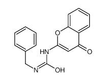 1-benzyl-3-(4-oxochromen-2-yl)urea Structure