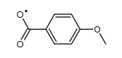 (4-Methoxybenzoyl)oxyl radical Structure