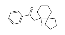 6-((phenylsulfinyl)methyl)spiro[4.5]decan-6-ol Structure