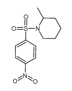 2-methyl-1-(4-nitrophenylsulfonyl)piperidine结构式