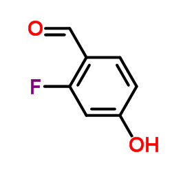 2-Fluoro-4-hydroxybenzaldehyde structure