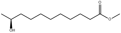 (+)-10-Hydroxyundecanoic acid methyl ester结构式
