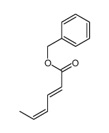 benzyl hexa-2,4-dienoate Structure
