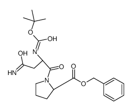 t-butyloxycarbonyl-asparaginylproline benzyl ester结构式