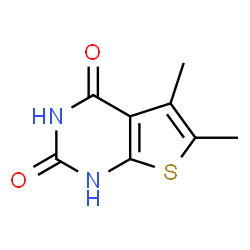 5,6-Dimethylthieno[2,3-d]pyrimidine-2,4(1H,3H)-dione Structure