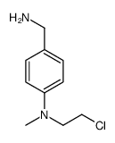 4(N)-(2-chloroethyl-N-methylamino)benzylamine Structure