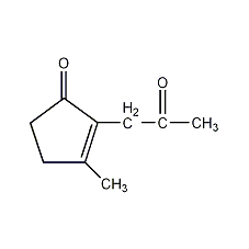 3-Methyl-2-(2-oxopropyl)-2-cyclopentenone Structure