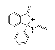 N-(3-oxo-1-phenyl-isoindolin-1-yl)-formamide Structure