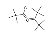 3-tert-butyl-5-chloro-2,2,6,6-tetramethyl-hepta-3,4-diene结构式