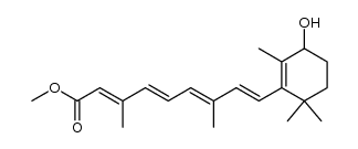 4-Hydroxyretinoic acid methyl ester结构式