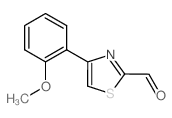 4-(2-METHOXY-PHENYL)-THIAZOLE-2-CARBALDEHYDE structure