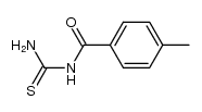 4-methyl-N-thiocarbamoyl-benzamide Structure