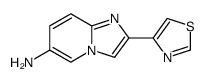 2-thiazol-4-yl-imidazo[1,2-a]pyridin-6-ylamine结构式