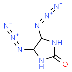 2-Imidazolidinone,4,5-diazido- Structure