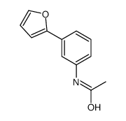 N-[3-(2-Furyl)phenyl]acetamide结构式