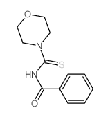 Benzamide,N-(4-morpholinylthioxomethyl)- Structure