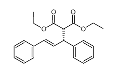 (R)-ethyl 2-carboethoxy-3,5-diphenylpent-4-enoate Structure