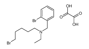 5-bromopentyl-[(2-bromophenyl)methyl]-ethylazanium,2-hydroxy-2-oxoacetate Structure