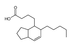 4-(5-pentyl-2,3,3a,4,5,7a-hexahydro-1H-inden-4-yl)butanoic acid Structure