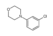 4-(3-Chlorophenyl)morpholine structure